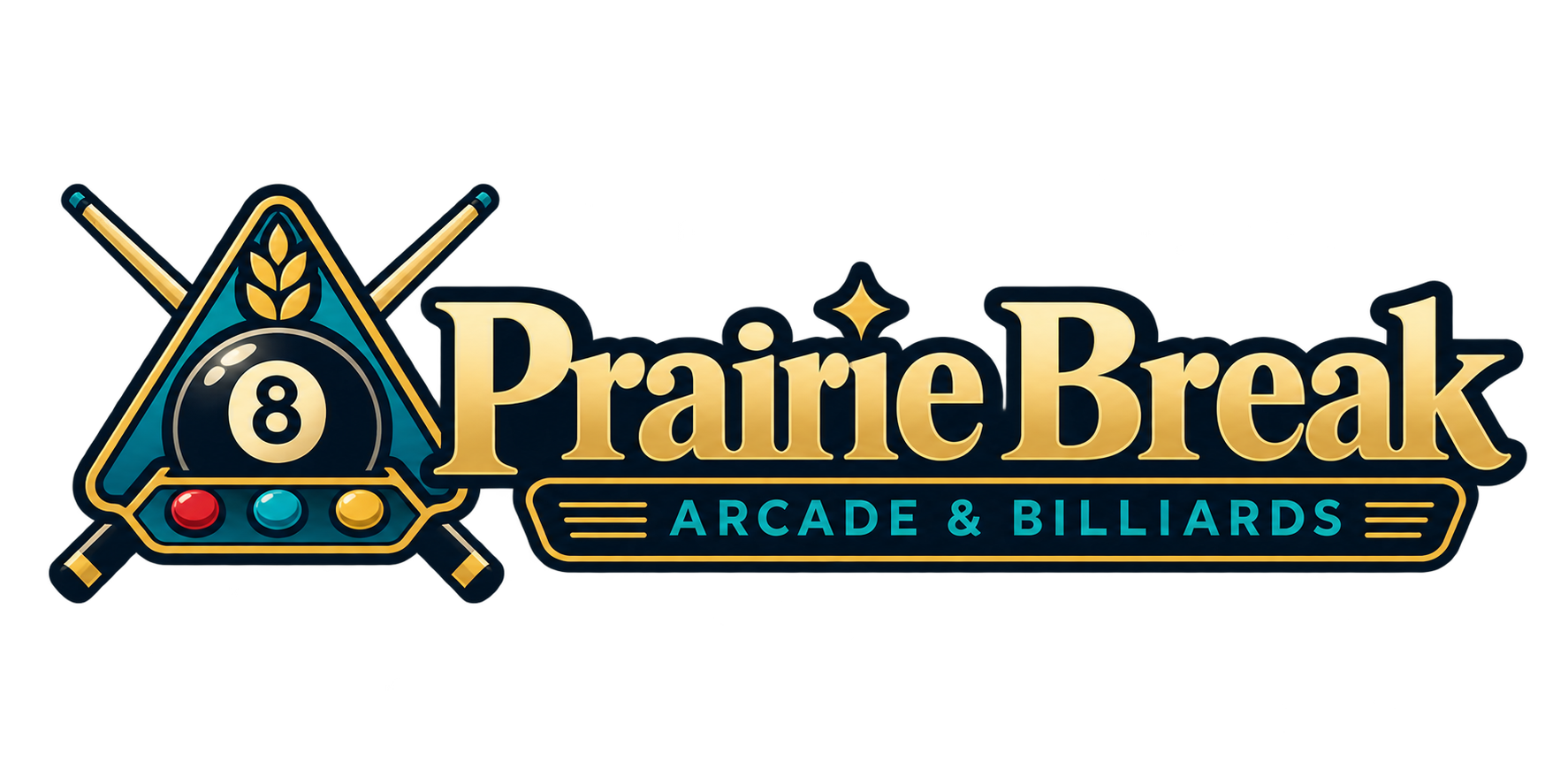 Prairie Break Arcade & Billiards example company logo