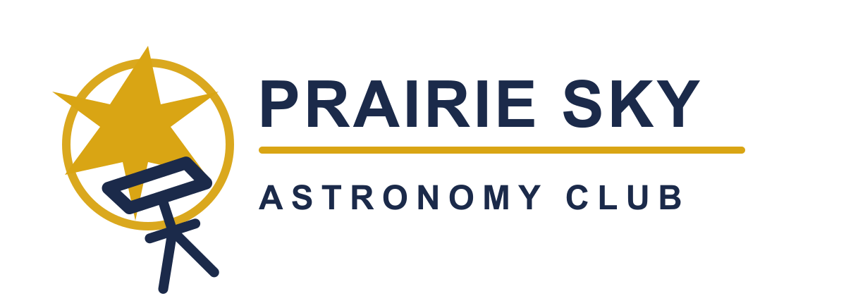 Prairie Sky Astronomy Club example company logo