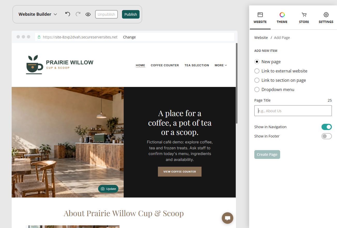 Editor · Add Page