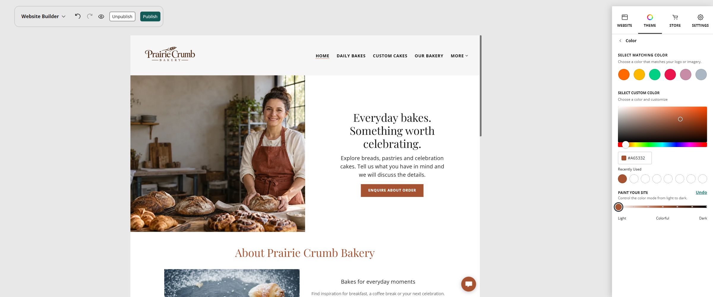 Explore Paint your site