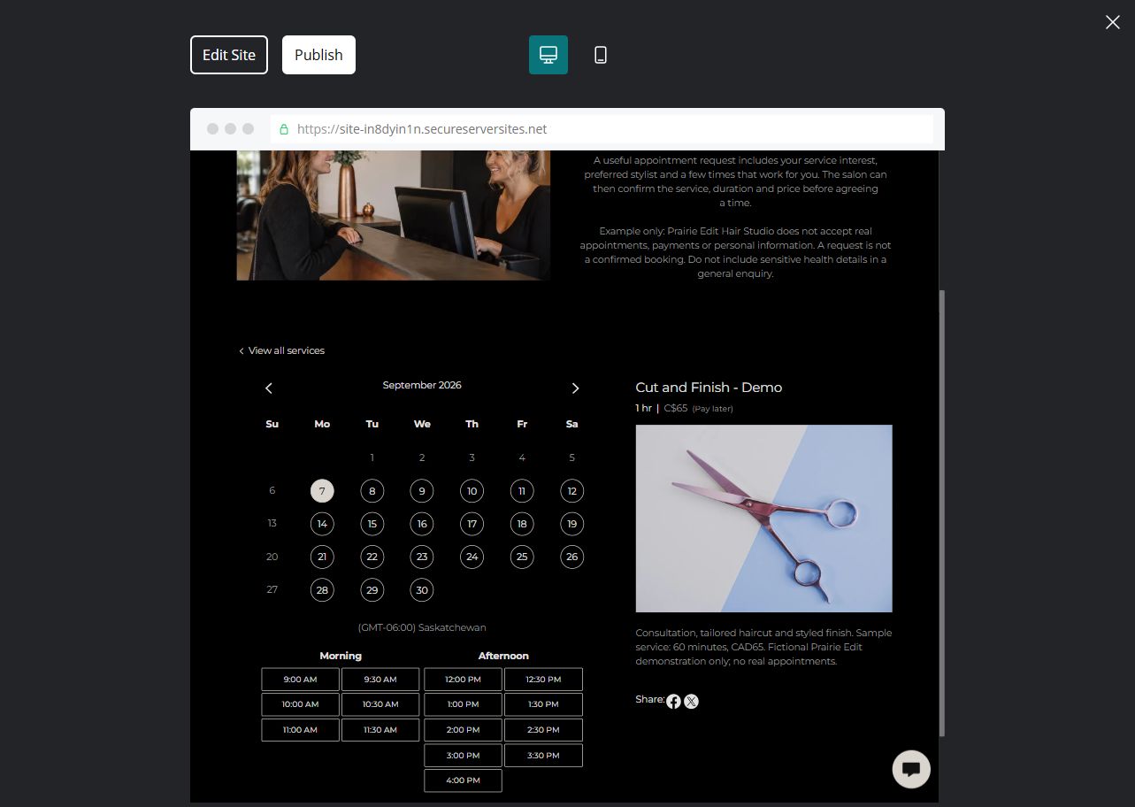 06 · Explore the booking calendar