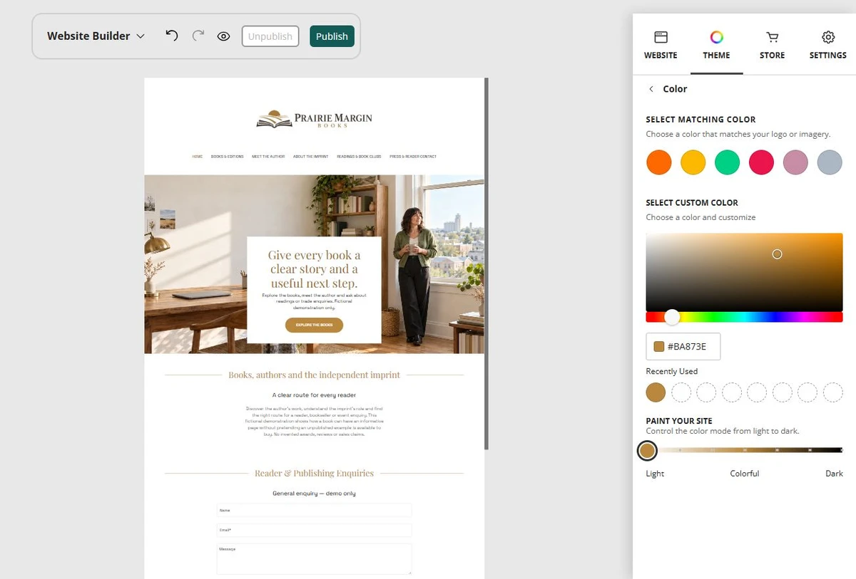 Paint your site 1