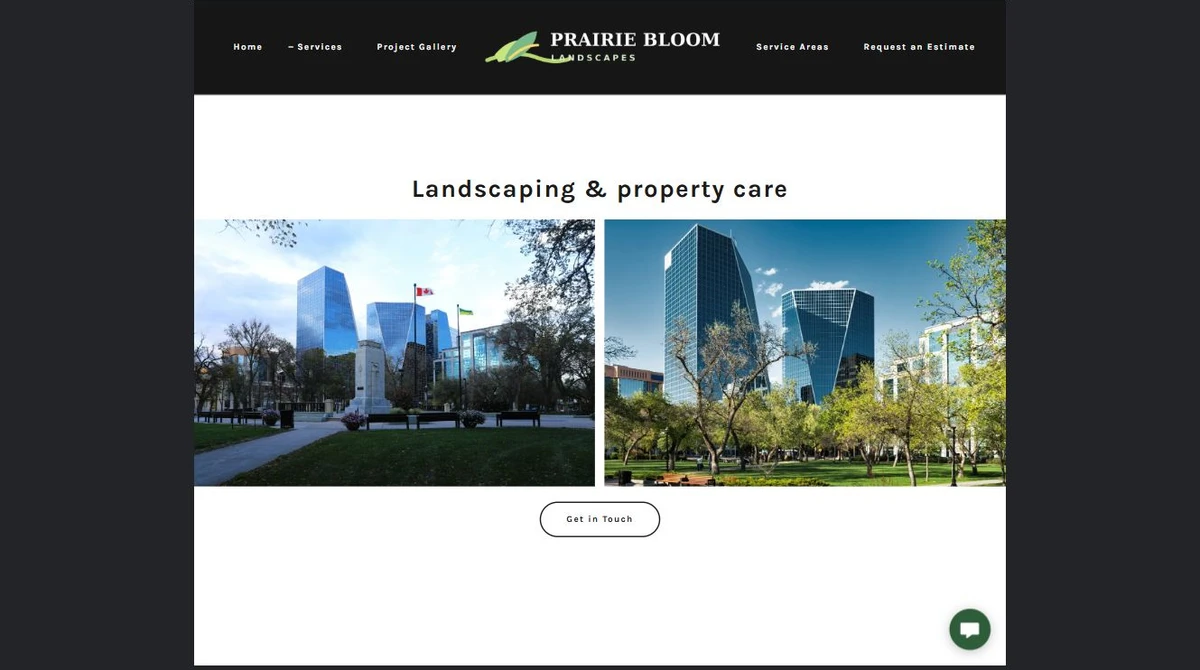 Finished Services example — privacy-cropped excerpt