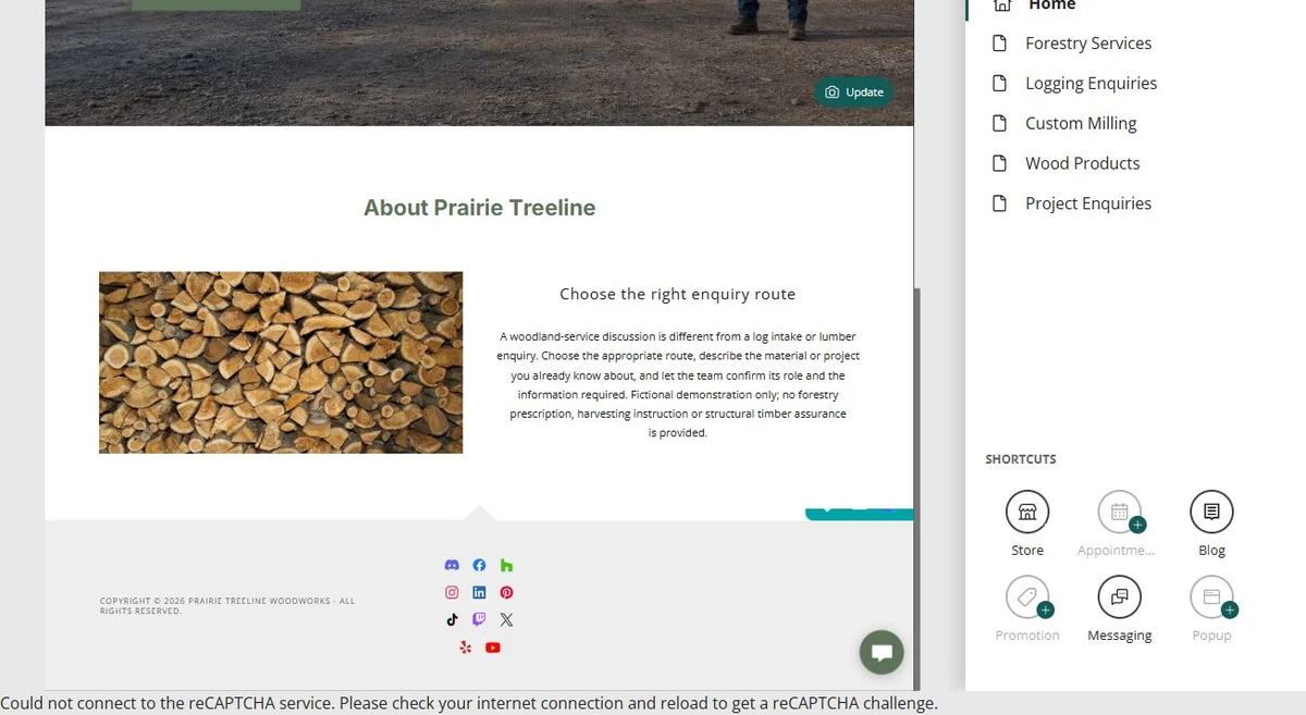 Prairie Treeline · Add Section library — privacy-cropped excerpt