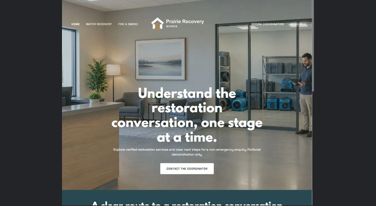 Finished Home example — privacy-cropped excerpt