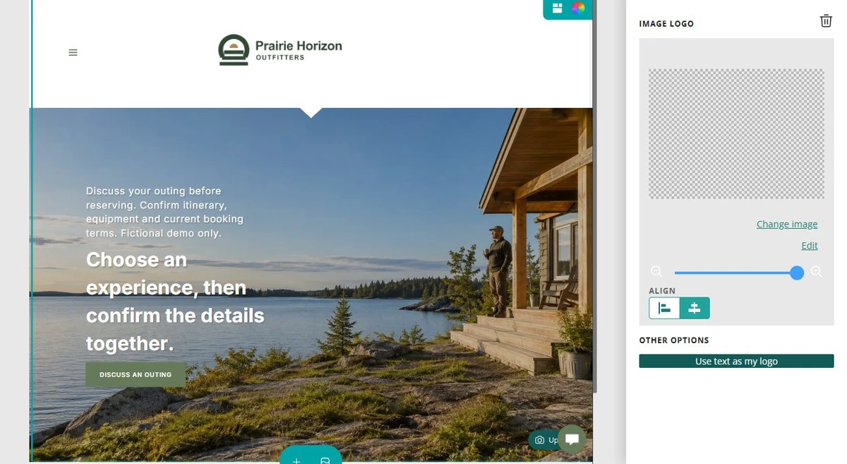 Prairie Horizon Outfitters · Largest logo setting — privacy-cropped excerpt