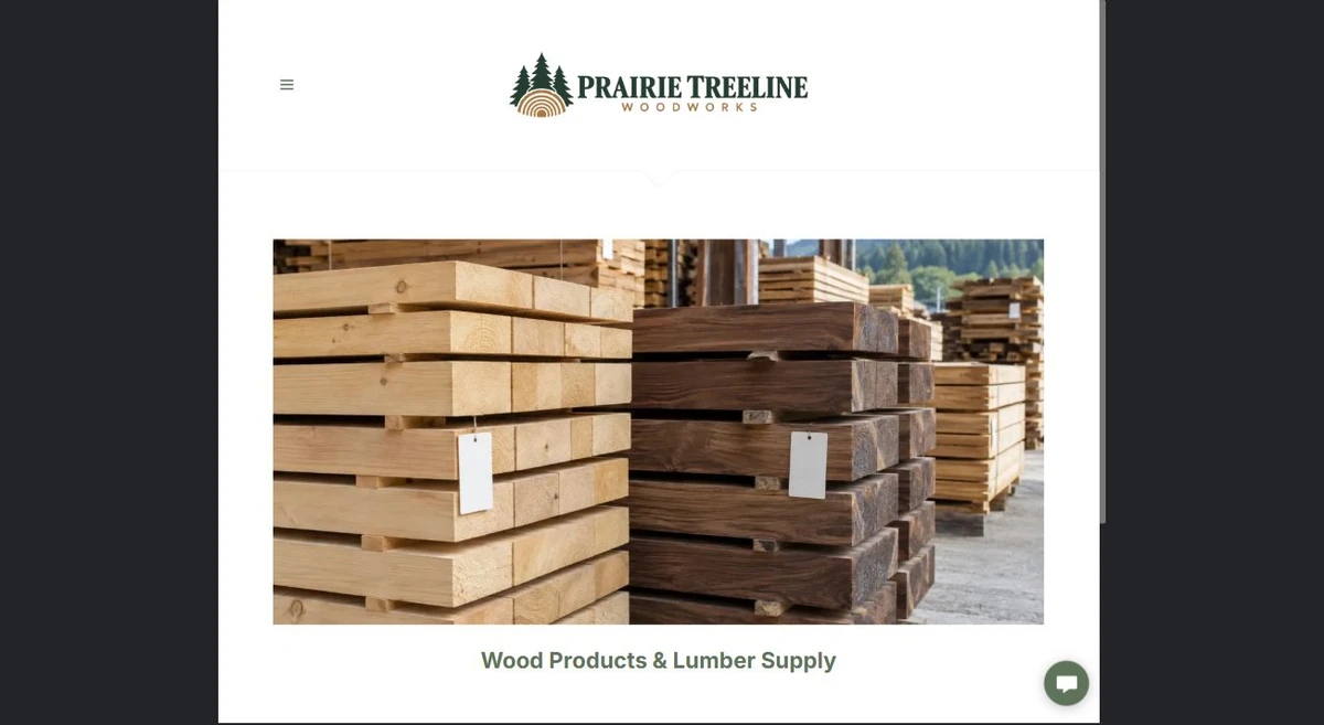 Finished Lumber & Wood Products example — privacy-cropped excerpt