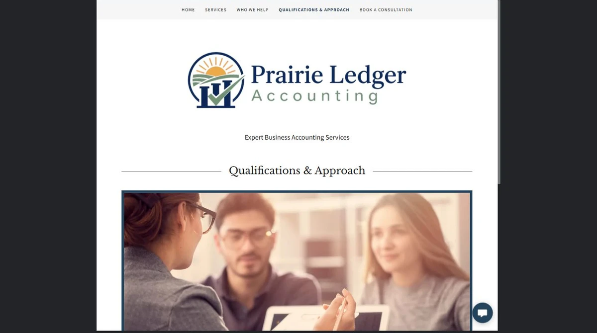 Finished Qualifications and approach example — privacy-cropped excerpt