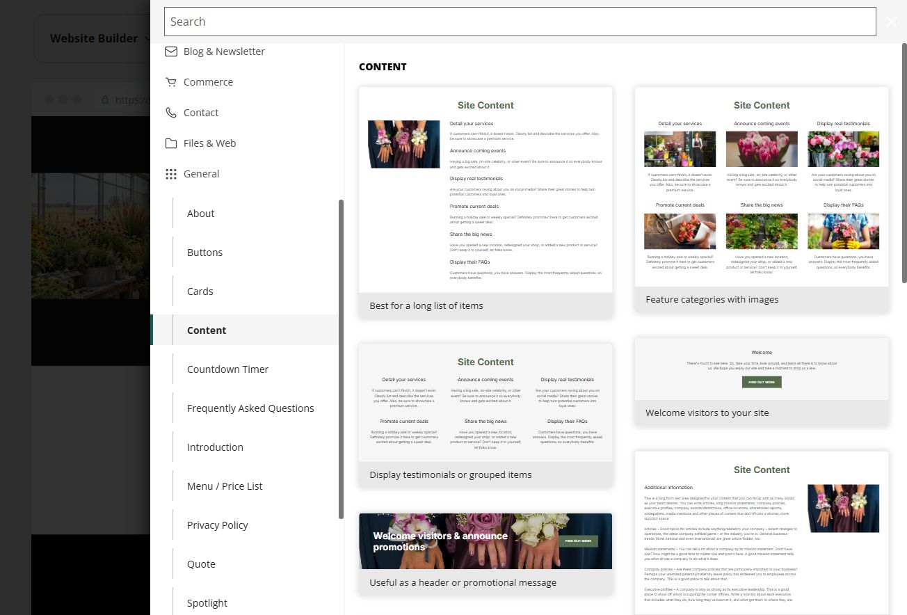 Add Content