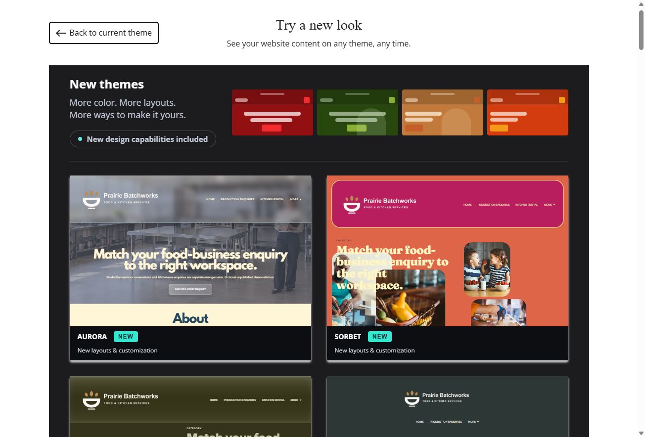 Explore Prairie Batchworks themes