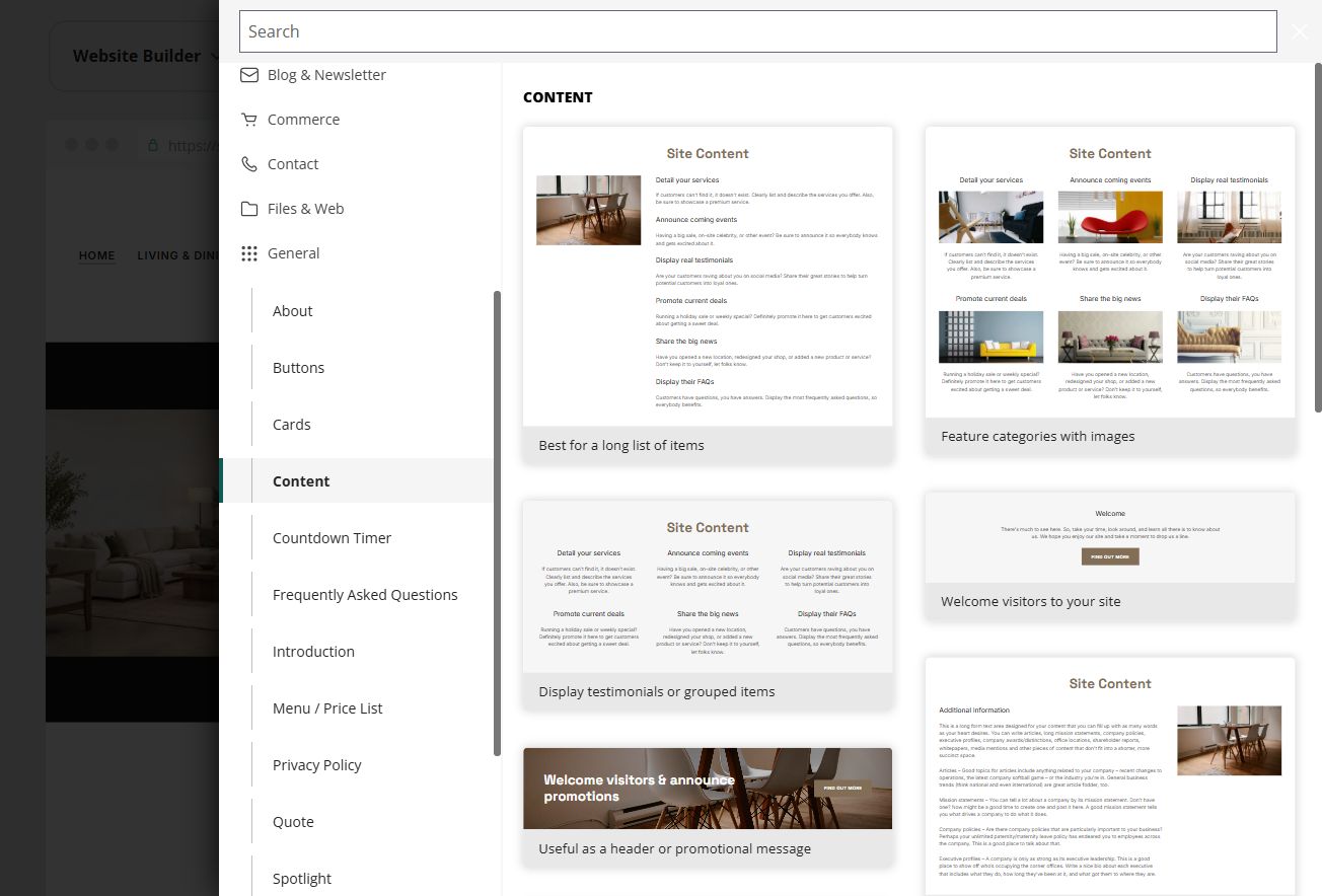 Editor - Add Content