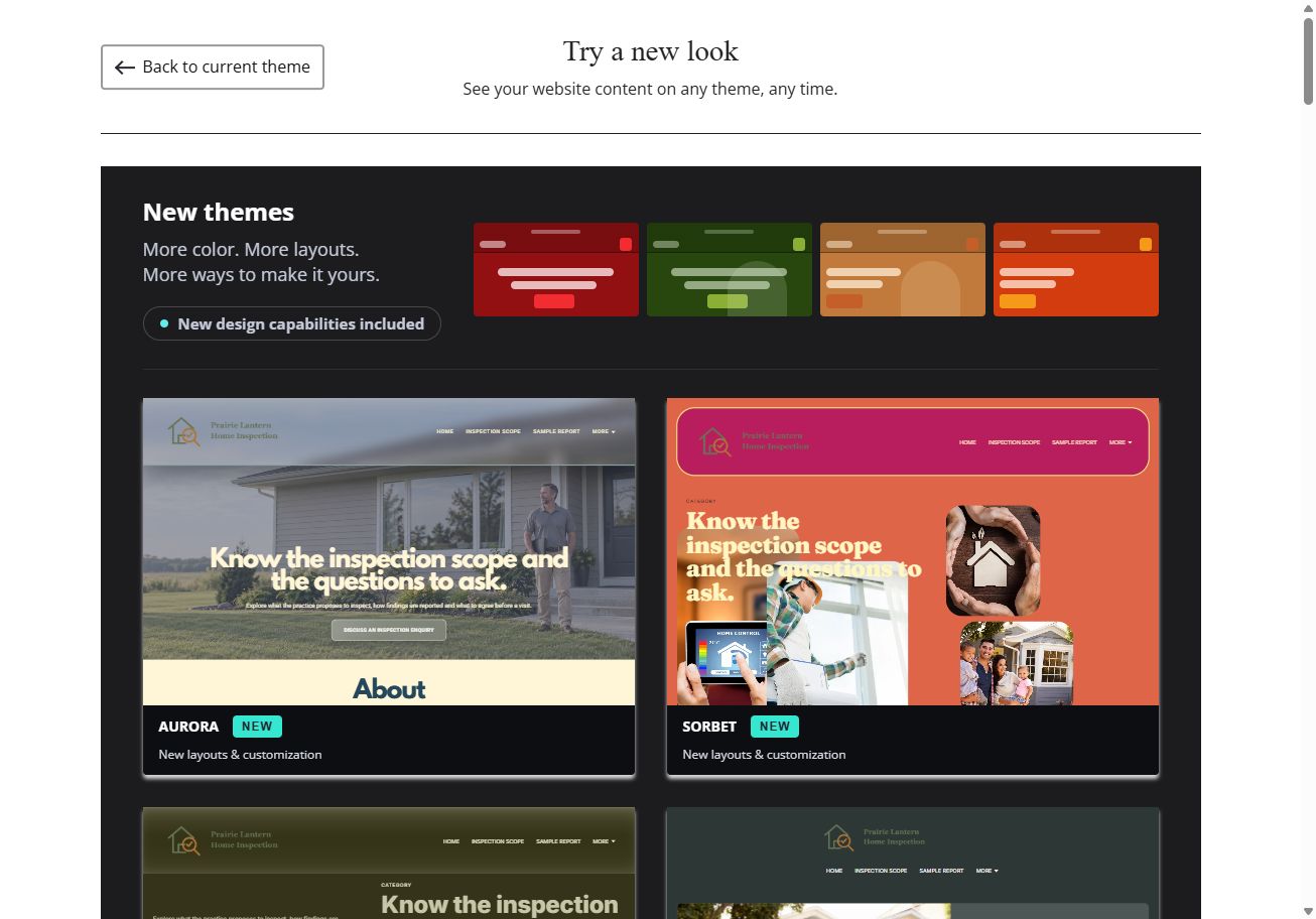 Explore all Prairie Lantern themes