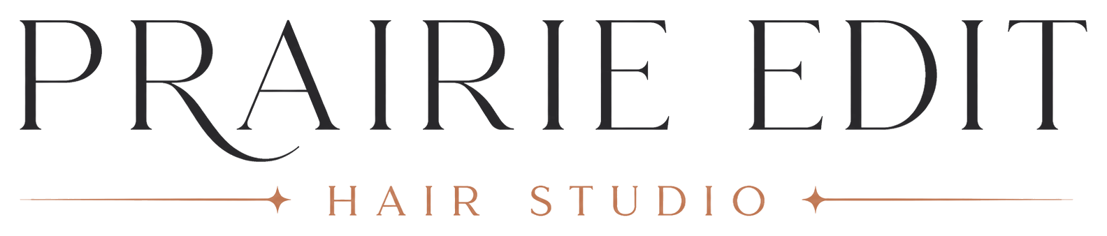 Prairie Edit Hair Studio example company logo